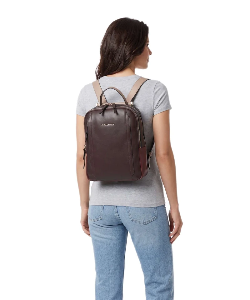 Piquadro W92T Rucksack bordeaux/pink
