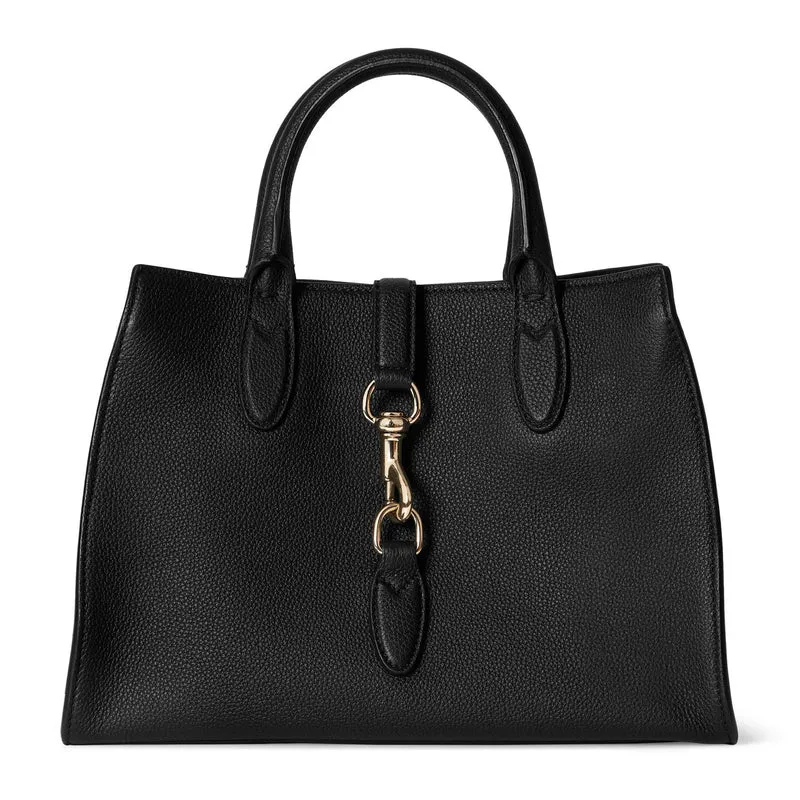 Gucci Tote Bag Damen Hook Medium Tote Bag Schwarz 806205 AZB0G 1000