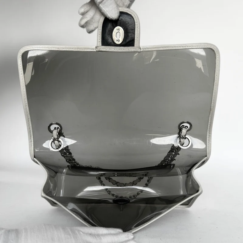 Chanel Herz CC Flap Bag Vinyl und Lammleder (Limited Edition)