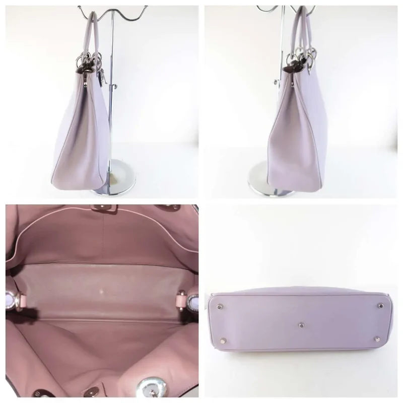 Christian Dior Limited Edition Large Lilac Diorissimo Shoulder Bag