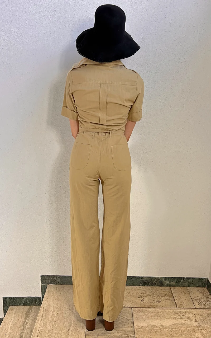 Vintage 70s Safari Jumpsuit