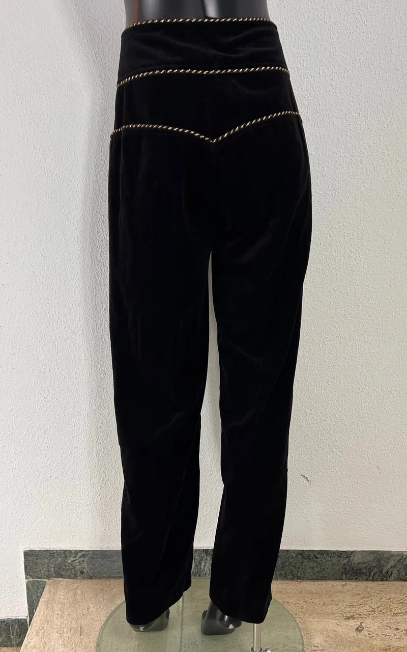 Vintage Yves Saint Laurent Co Wear Velvet Pants 42