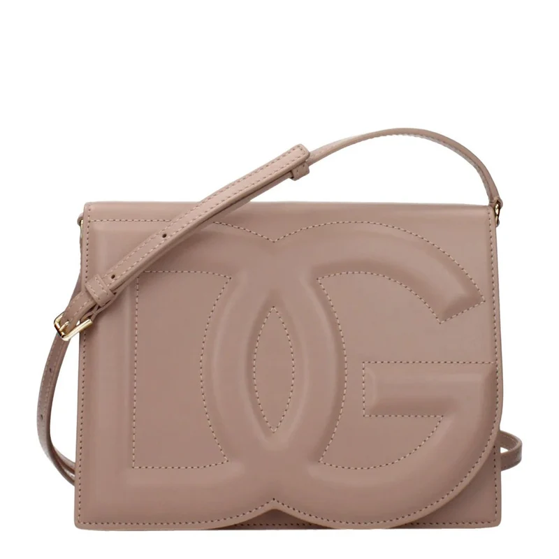 Dolce und Gabbana Umhängetasche Damen D&G Logo Beige BB7287 AW576 80402