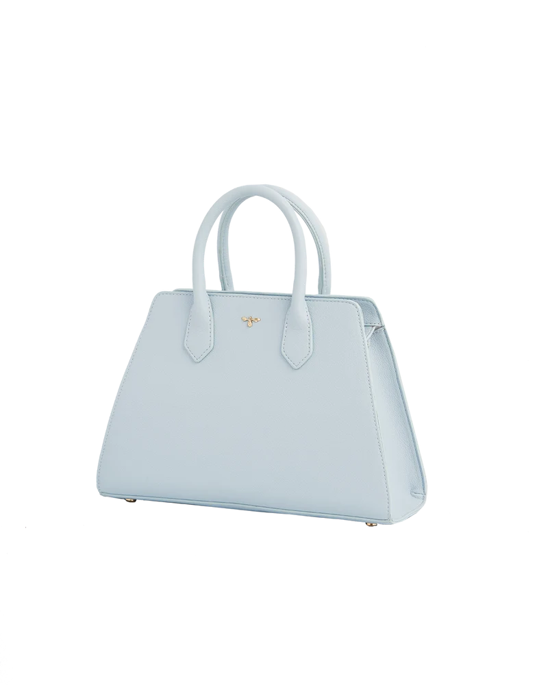 Blue Structured Tote Bag Medium