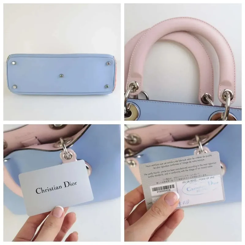 Christian Dior Limited Edition Medium Diorissimo Python Shoulder Bag