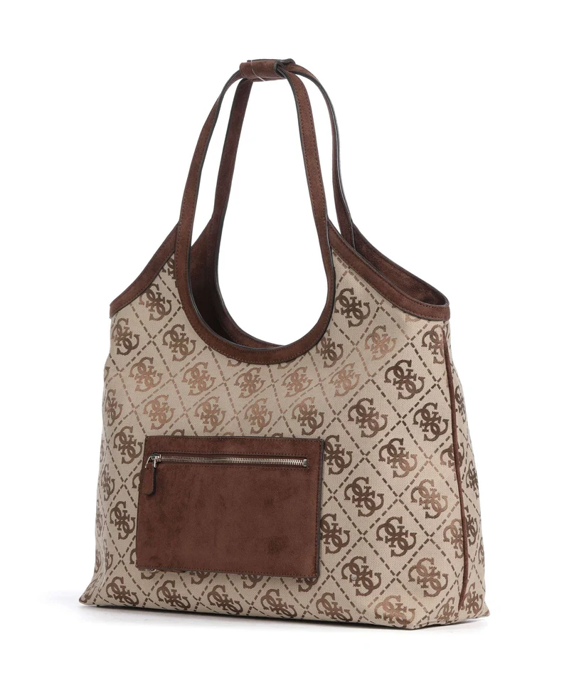 Guess Samantha Shopper latte logo/brown