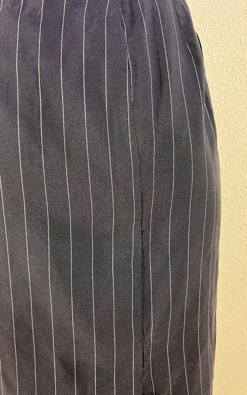 Vintage Yves Saint Laurent Pinstripe Skirt