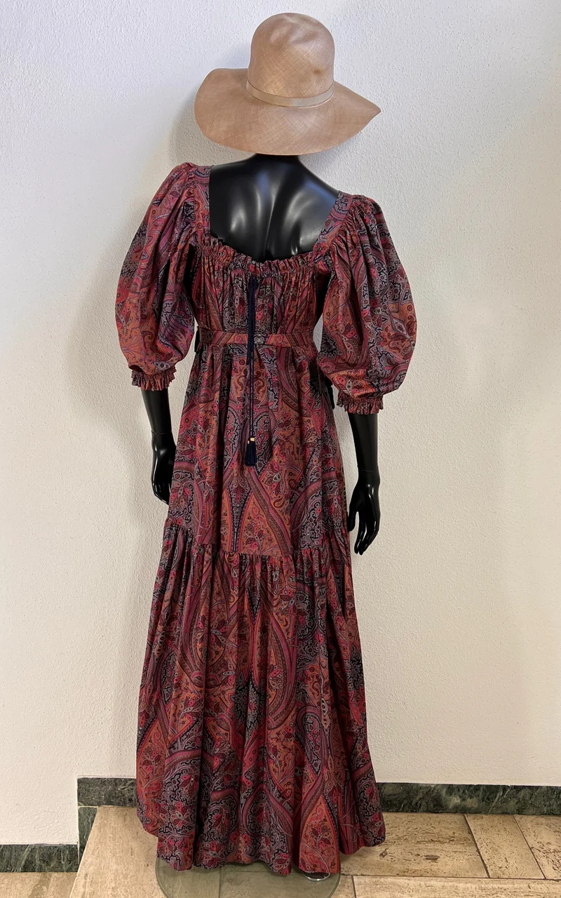 Vintage 70s Yves Saint Laurent Tassel Dress Russian Doll Collection