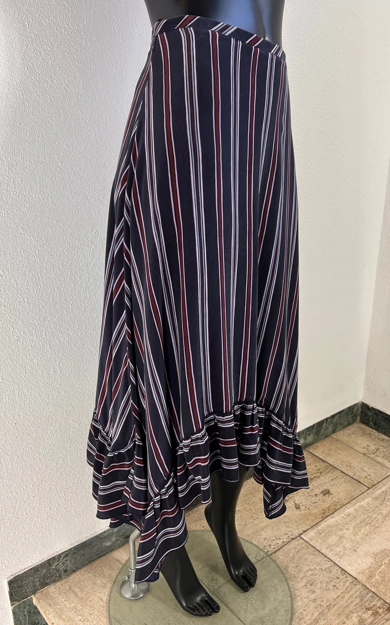 See by Chloe Ruffle Silk Skirt