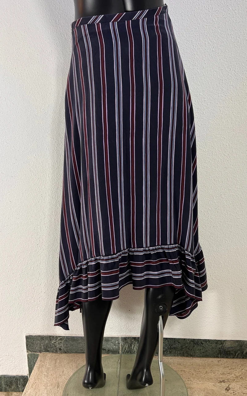 See by Chloe Ruffle Silk Skirt