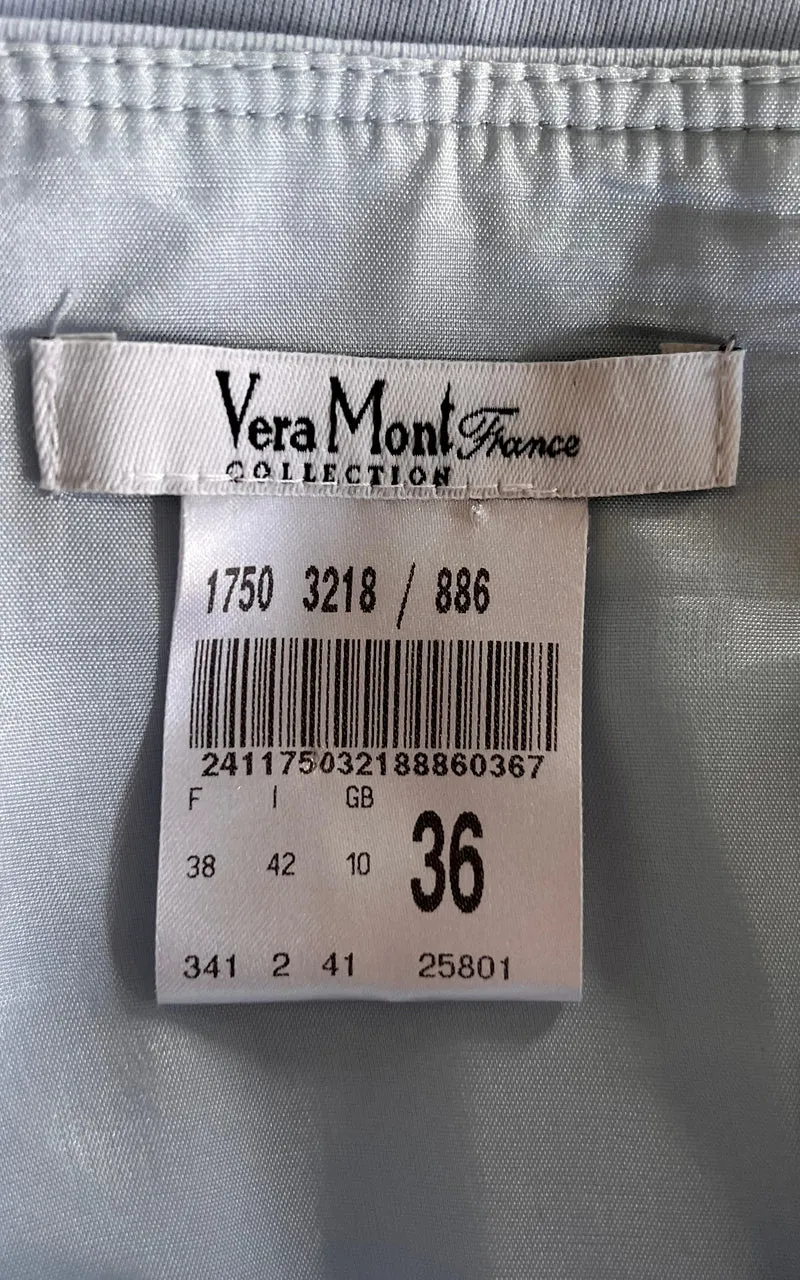 Vintage Vera Mont Lightblue Maxi Skirt