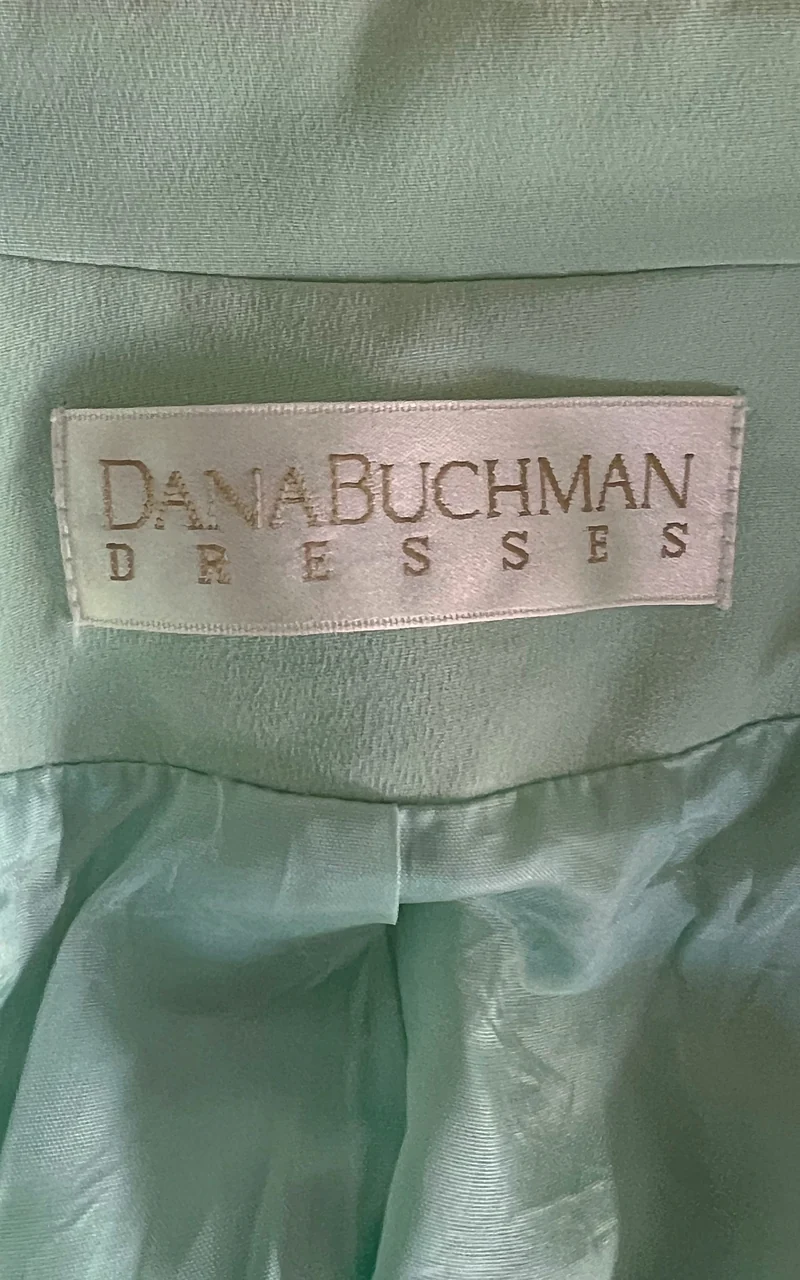 Vintage Mint Silk Tuxedo Jacket