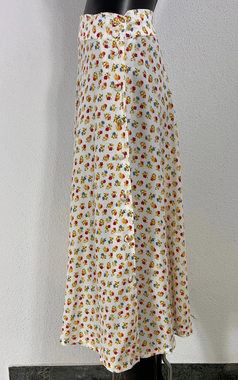 Vintage Little Flower Skirt