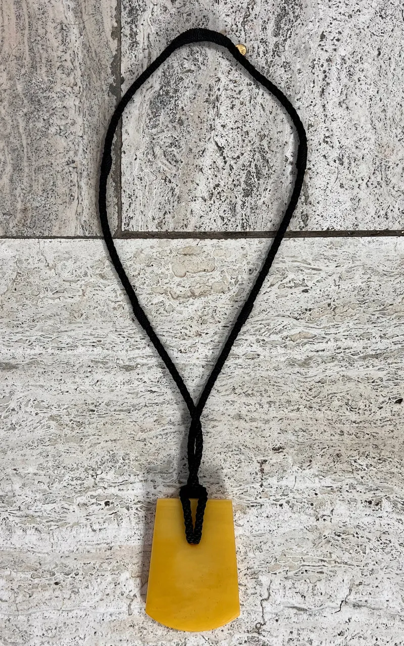 Vintage Yves Saint Laurent Modernist Statement Necklace