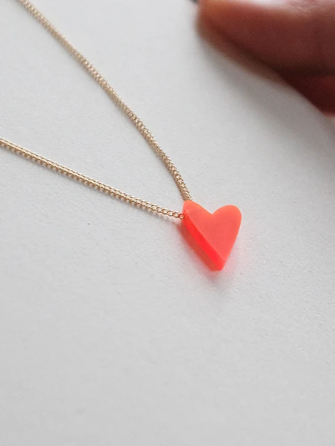 TURINA Kette lovedbyme fluo red
