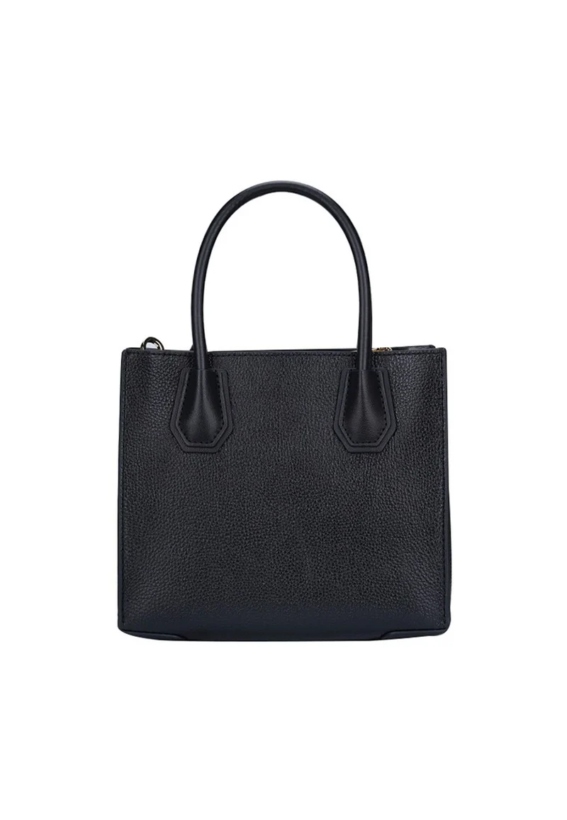 Michael Kors Crossbody Tasche Damen Mercer Medium Genarbtes Leder Schwarz 35S1GM9M2L