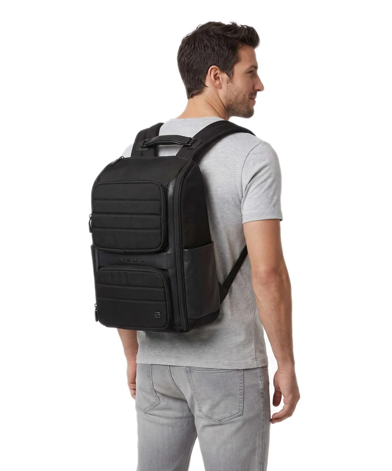 Piquadro Oberon 18 Laptop-Rucksack black