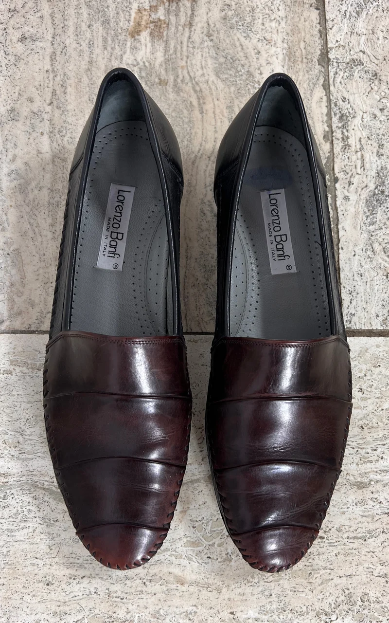 Vintage MENS Lorenzo Banfi Leather Loafer 44
