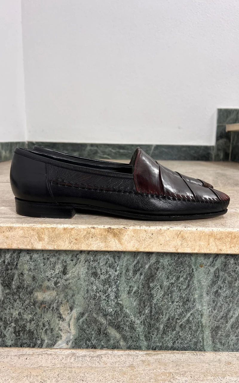 Vintage MENS Lorenzo Banfi Leather Loafer 44