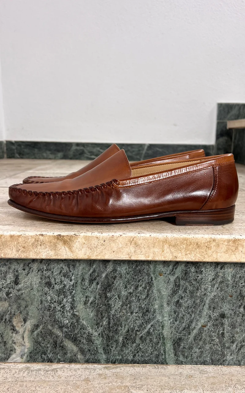 Vintage Galizio Torresi Leather Loafers 44,5