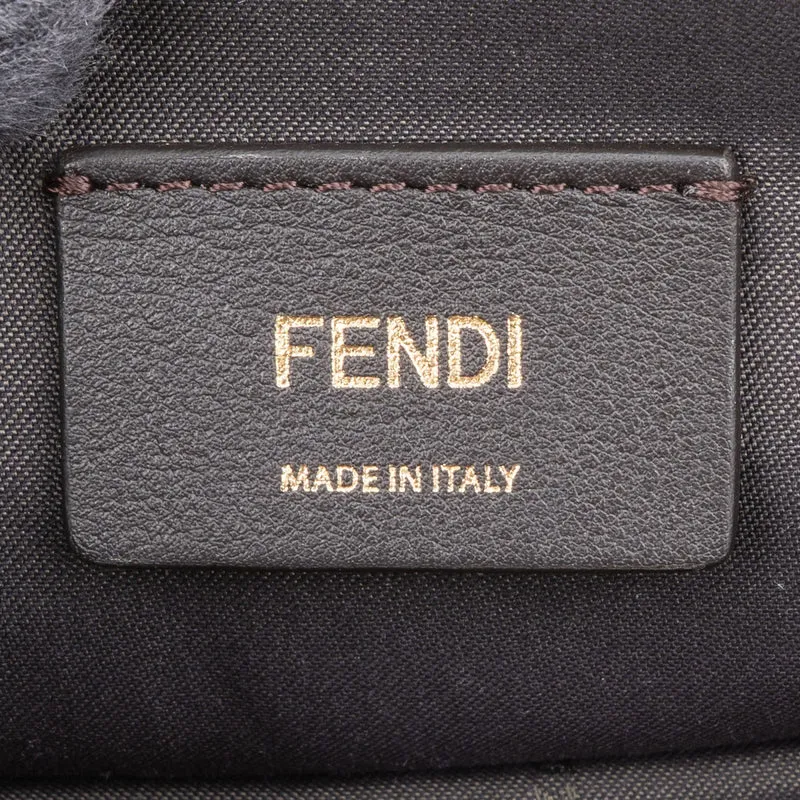 Fendi Monogram FF Embossed Leather "F is" Belt Crossbody Bag
