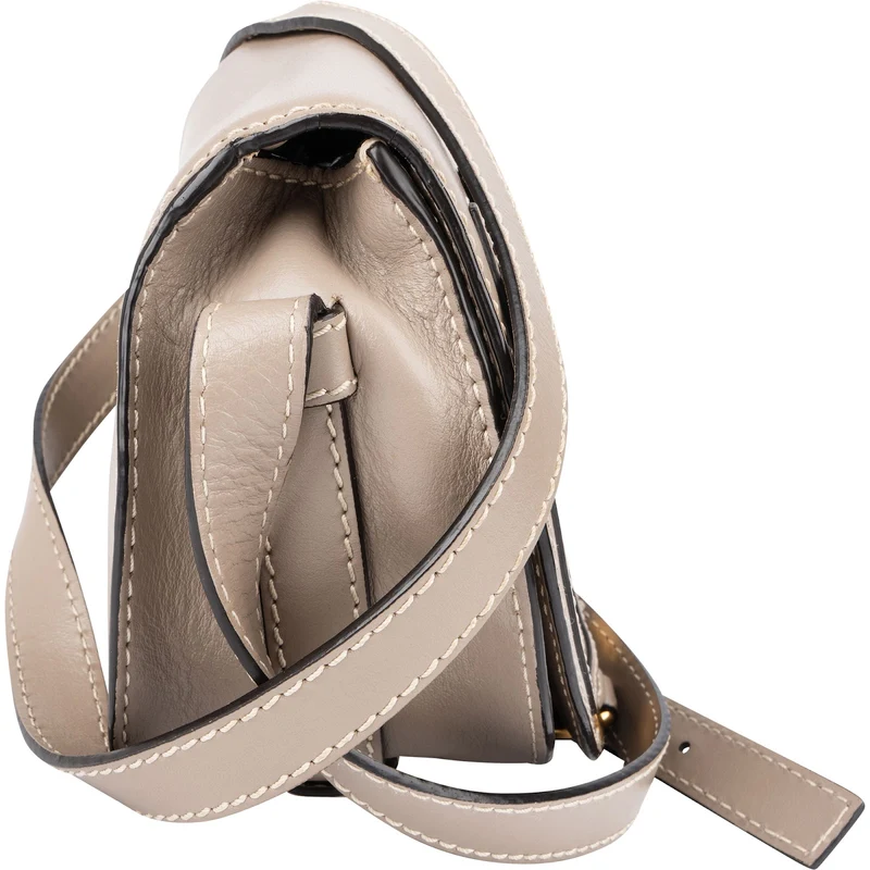 Chloé Soft Calfskin Marcie Small Saddle Crossbody Bag