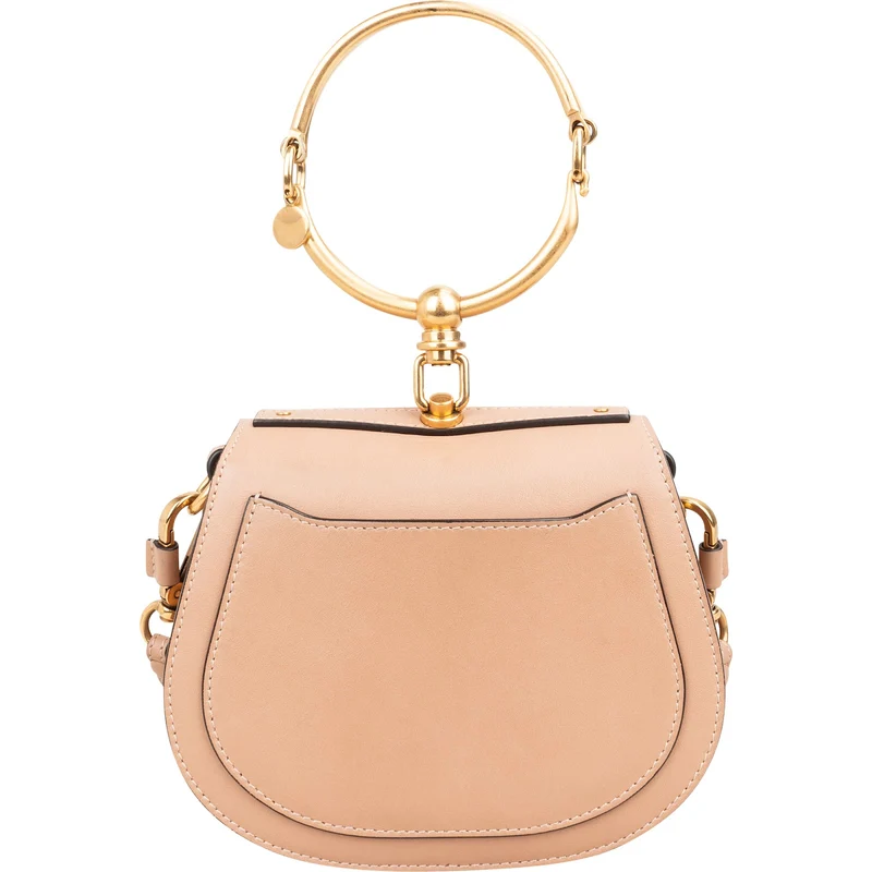 Chloé Suede & Leather Nile Small Bracelet Handbag