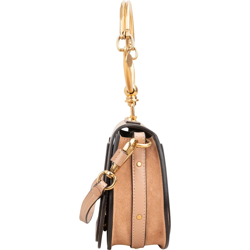 Chloé Suede & Leather Nile Small Bracelet Handbag