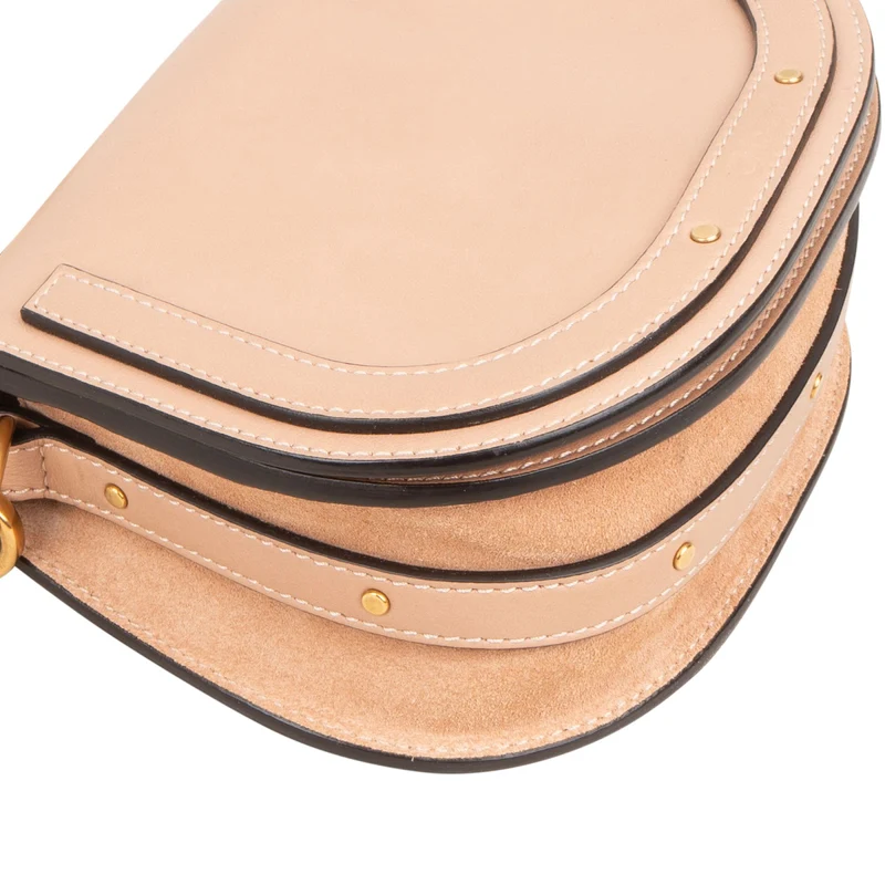 Chloé Suede & Leather Nile Small Bracelet Handbag