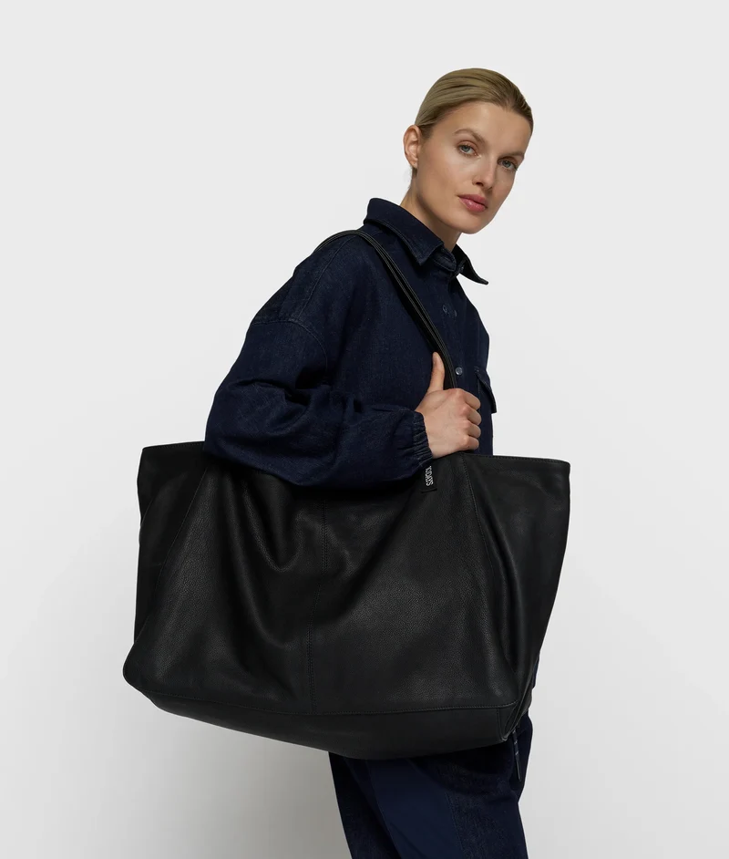 10DAYS leather shopper