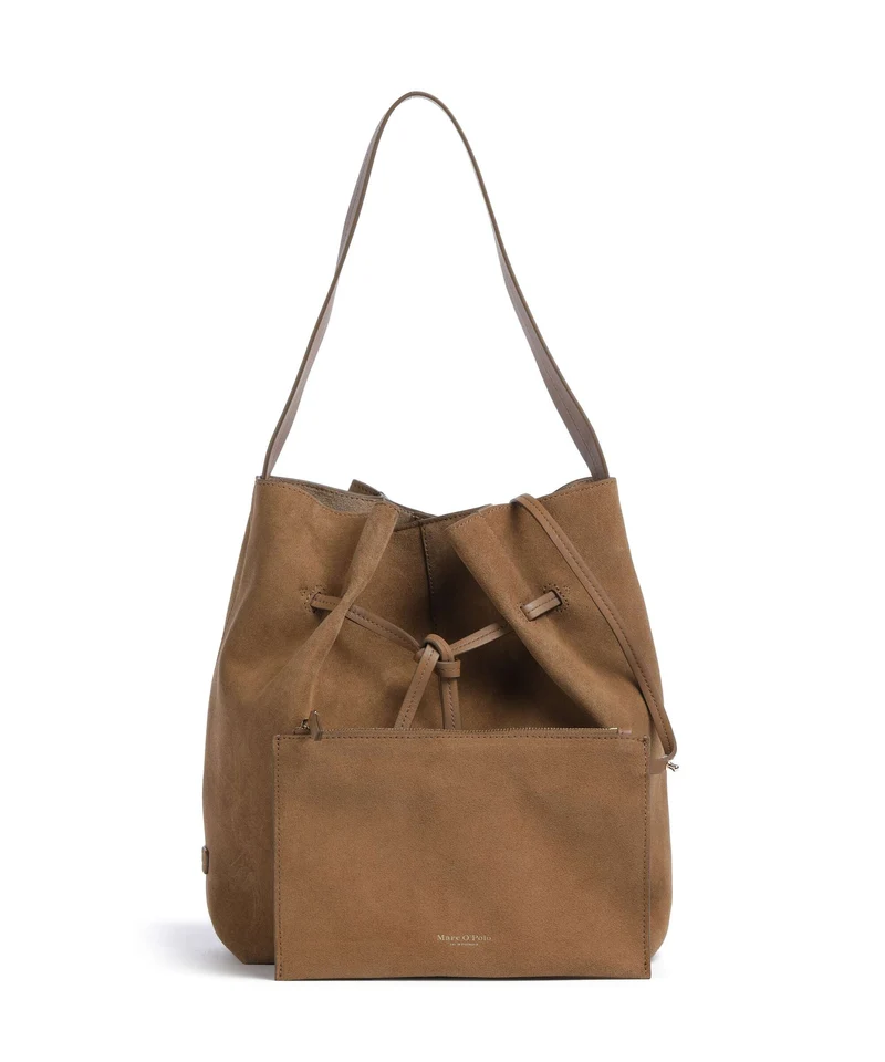 Marc O'Polo Simy M Bucket Handtasche pure camel