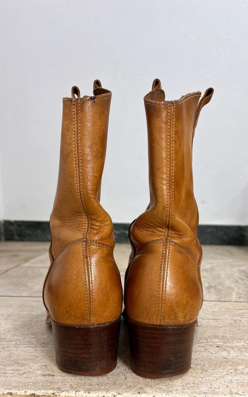 Vintage 70s Western Boots 41