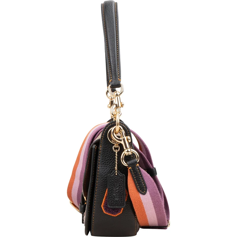 Coach Monogram Signature Kleo New York Patches Crossbody Shoulder Bag