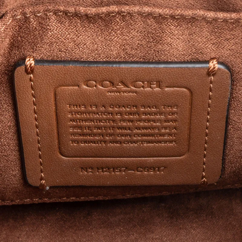 Coach Monogram Signature Kleo New York Patches Crossbody Shoulder Bag