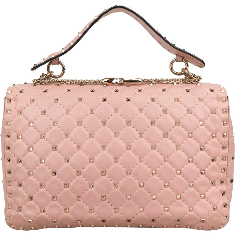 Valentino Garavani Quilted Leather Rockstud Spike Medium Crossbody Handbag