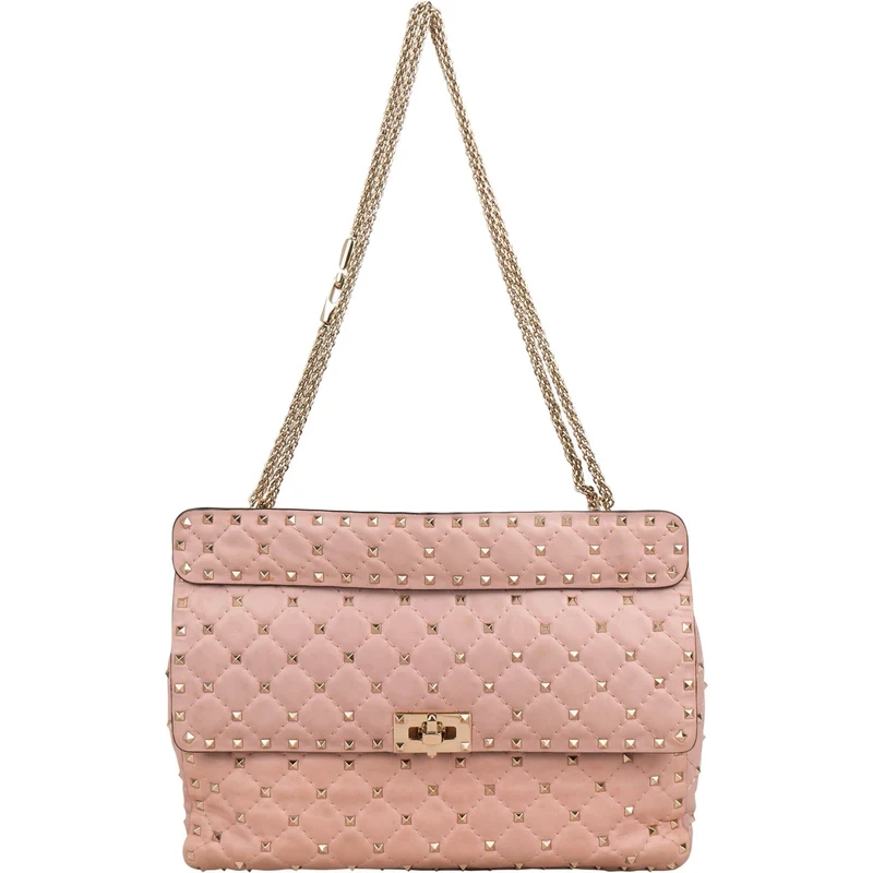 Valentino Garavani Quilted Leather Rockstud Spike Medium Crossbody Handbag
