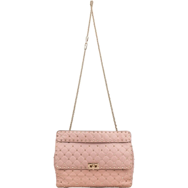 Valentino Garavani Quilted Leather Rockstud Spike Medium Crossbody Handbag