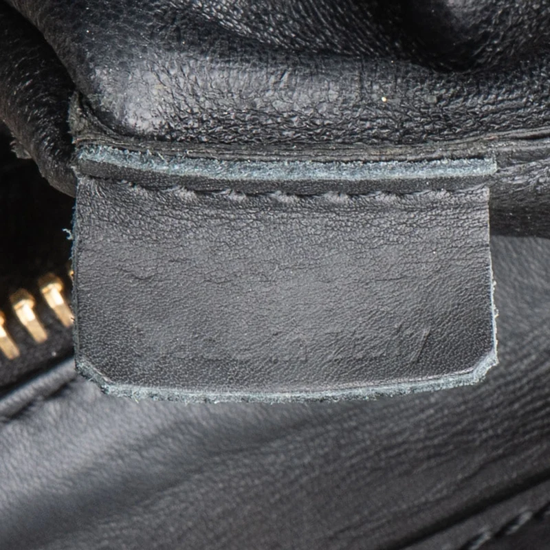 Céline Bicolor Grained Leather Luggage Handbag