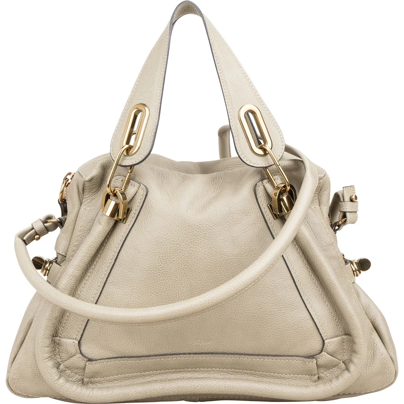 Chloé Grained Leather Paraty Shoulder Handbag