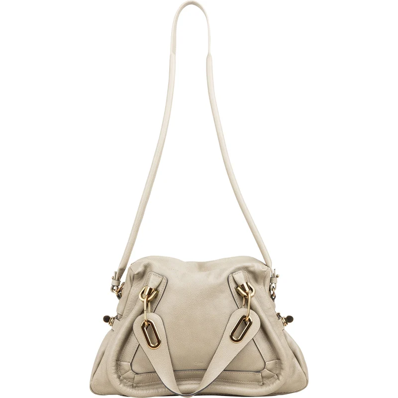 Chloé Grained Leather Paraty Shoulder Handbag
