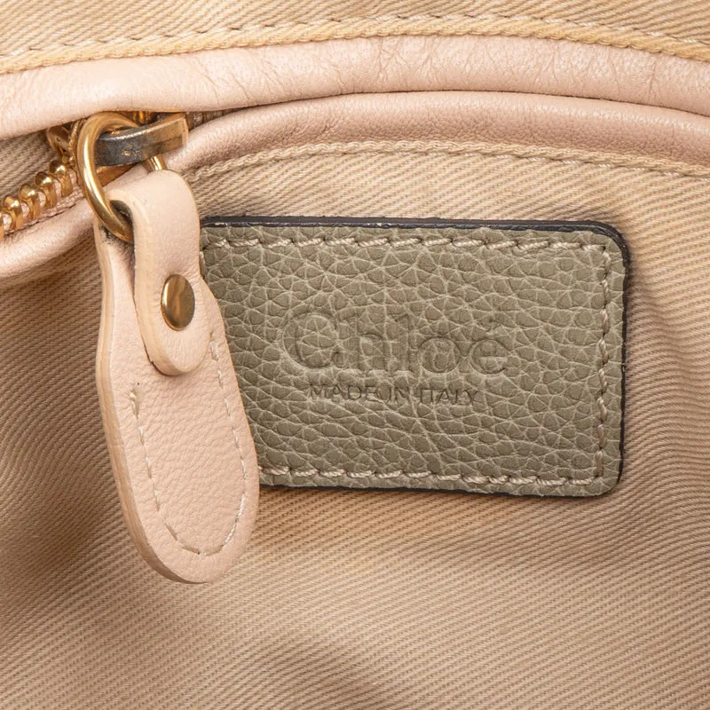Chloé Grained Leather Paraty Shoulder Handbag
