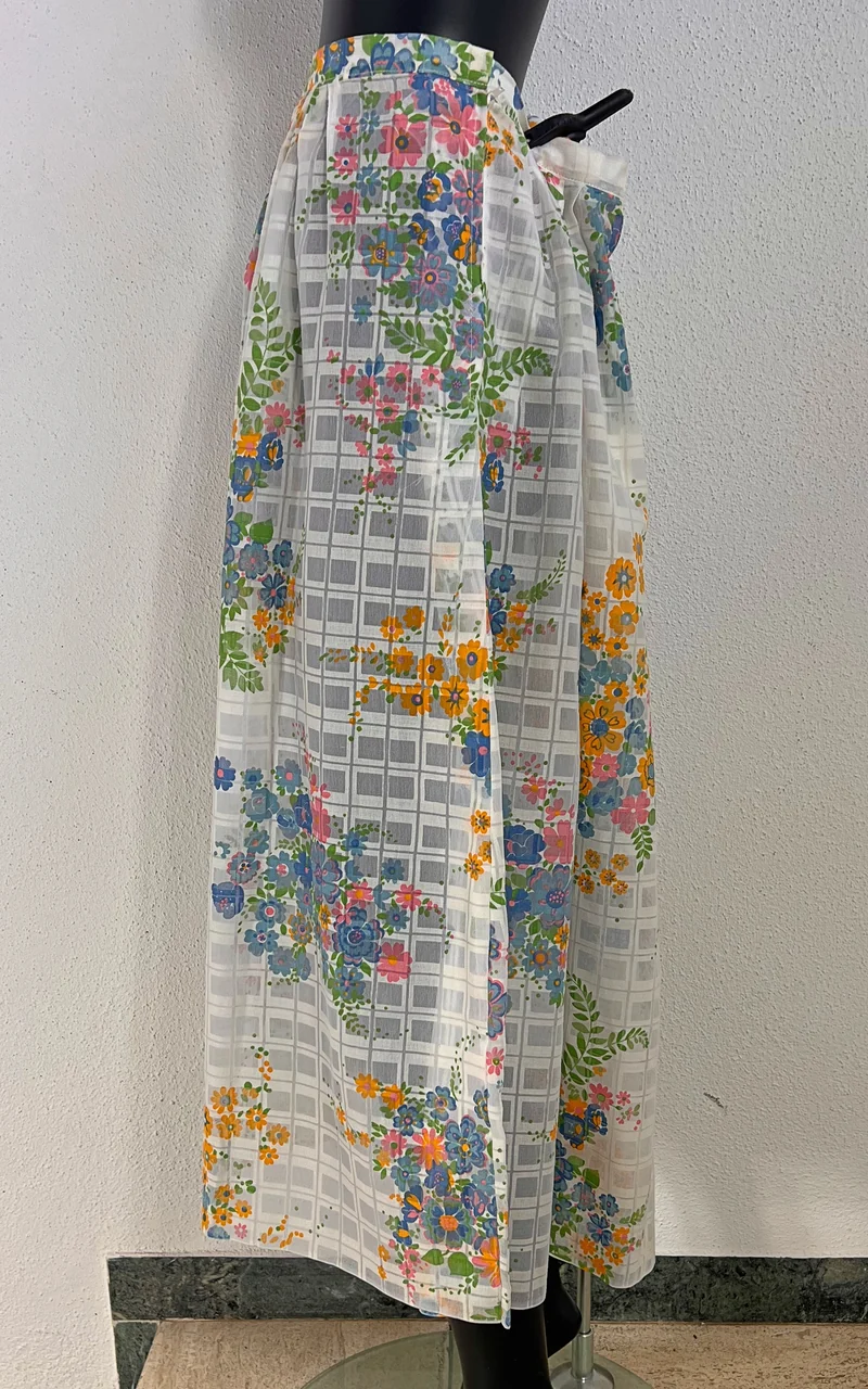 Vintage 70s Flower Skirt