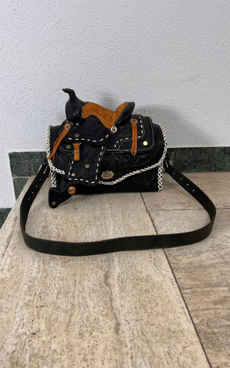Vintage Western Saddle Shoulder Bag