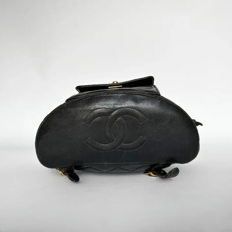 Chanel Duma Rucksack Lammfell Leder