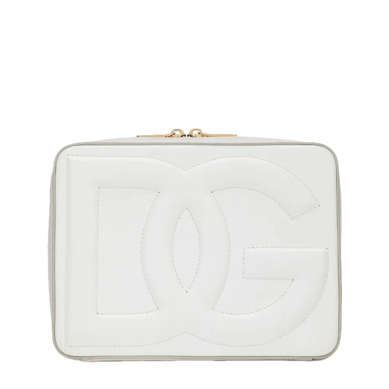 Dolce und Gabbana Schultertasche Damen DG Logo Weiß BB7290 AW576 80002