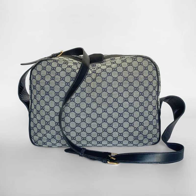 Gucci Reise-Umhängetasche aus Canvas mit Monogramm