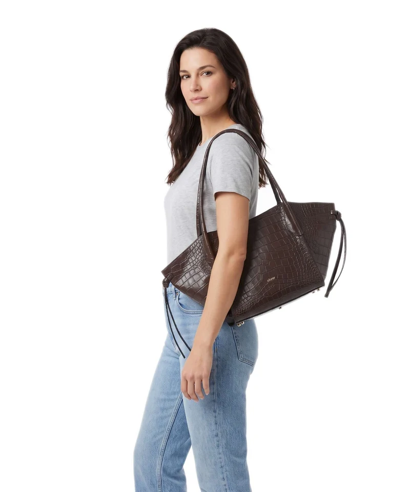 Abro Cocco Mondial Vibe Small Schultertasche dark brown