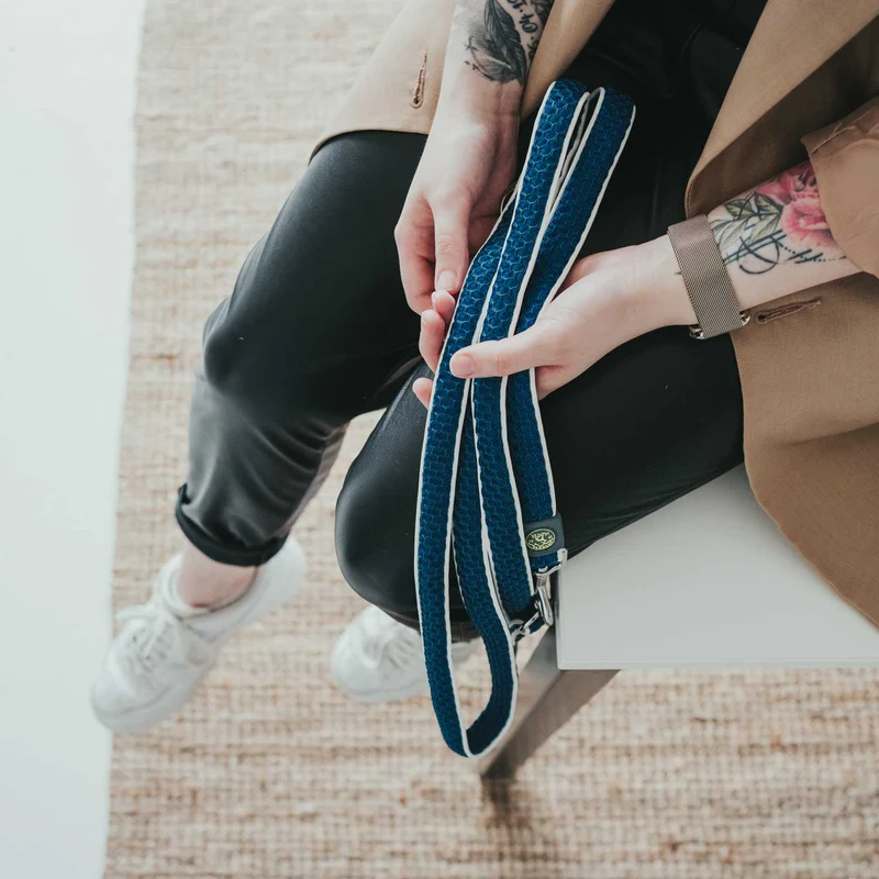 HILO Set Geschirr & Leine | blau