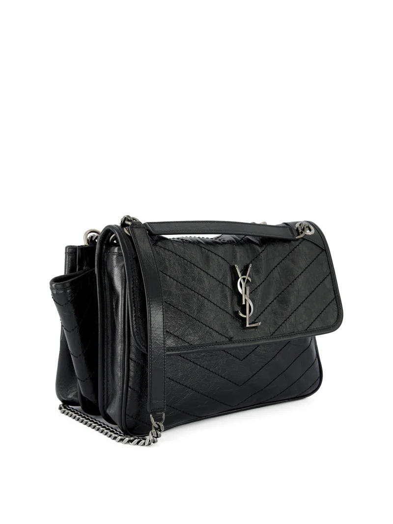 SAINT LAURENT Borsa Niki Tripouch In Pelle
