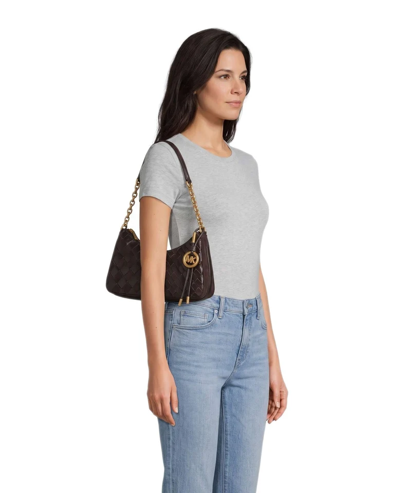 Michael Kors Nolita Medium Schultertasche chocolate